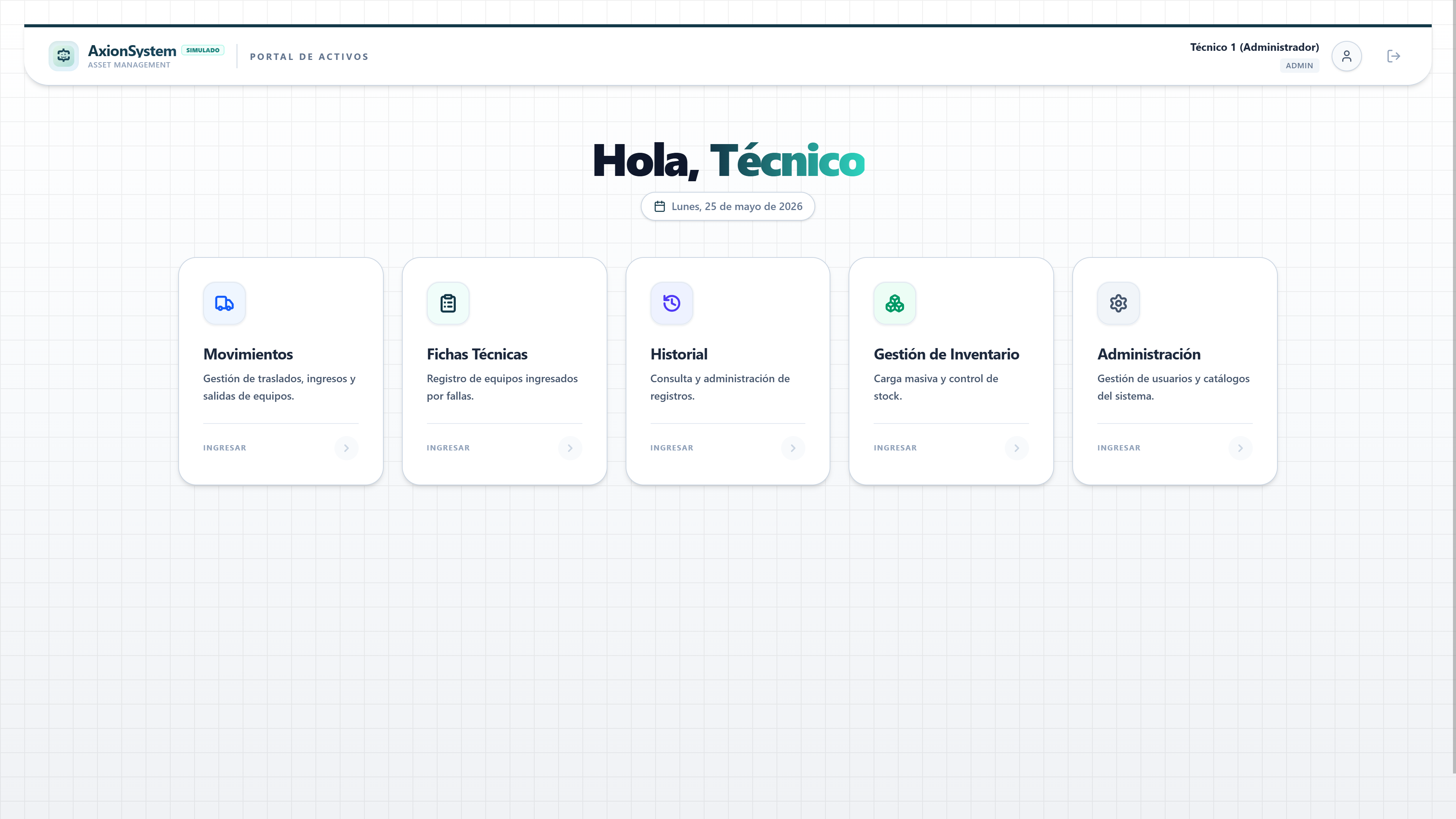AxionSystem | Asset Management - Preview